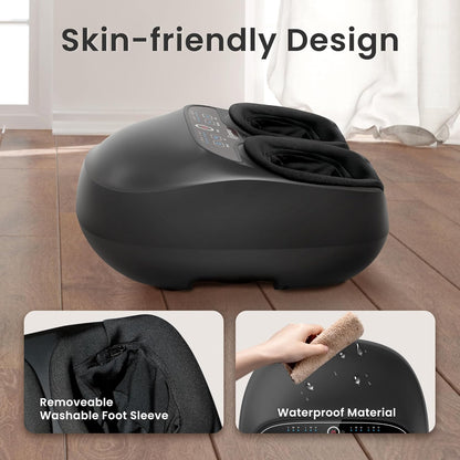 ExpressRelief Shiatsu Foot Massager with Heat & Remote
