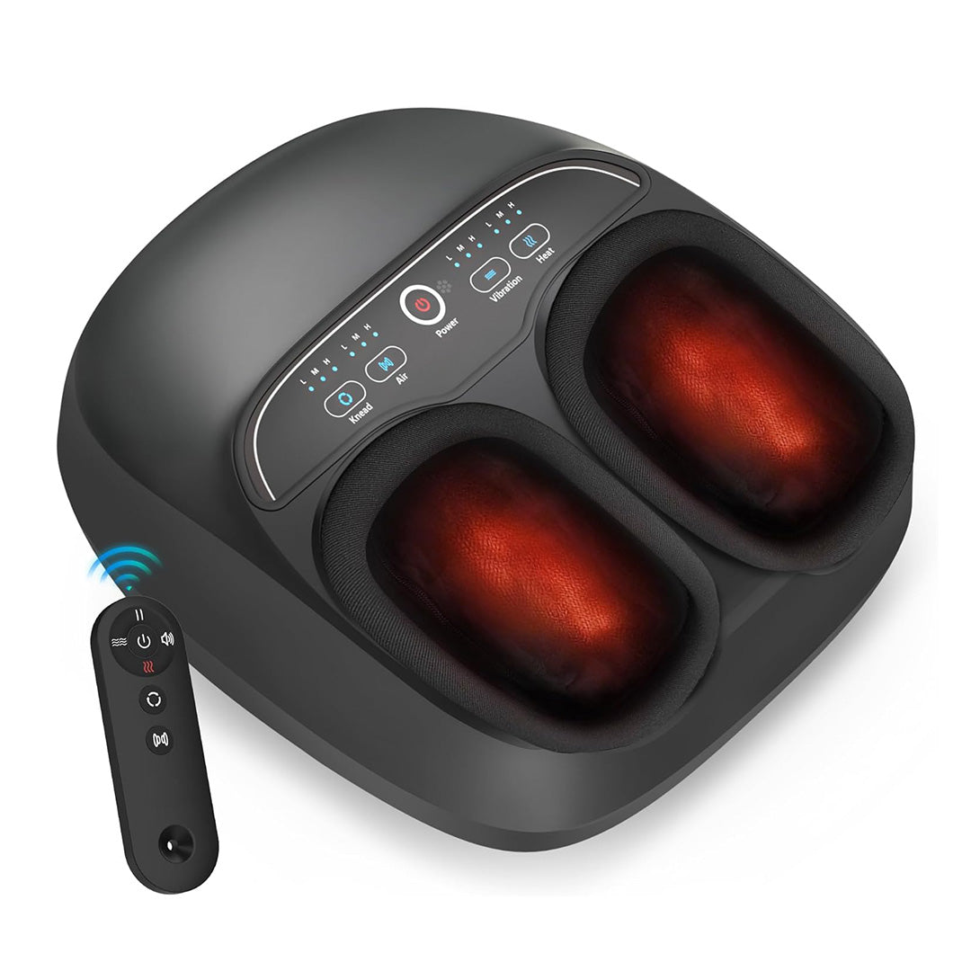 ExpressRelief Shiatsu Foot Massager with Heat & Remote