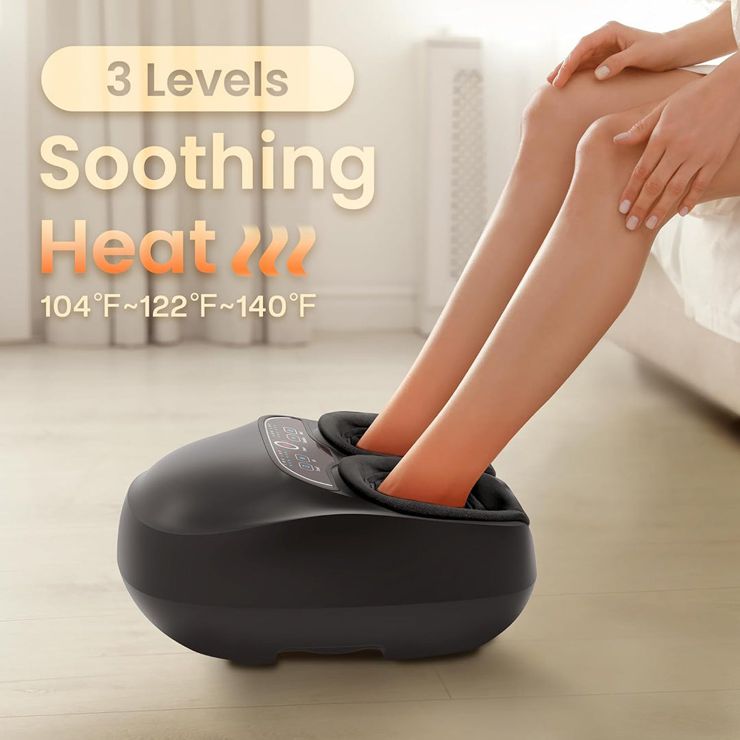ExpressRelief Shiatsu Foot Massager with Heat & Remote